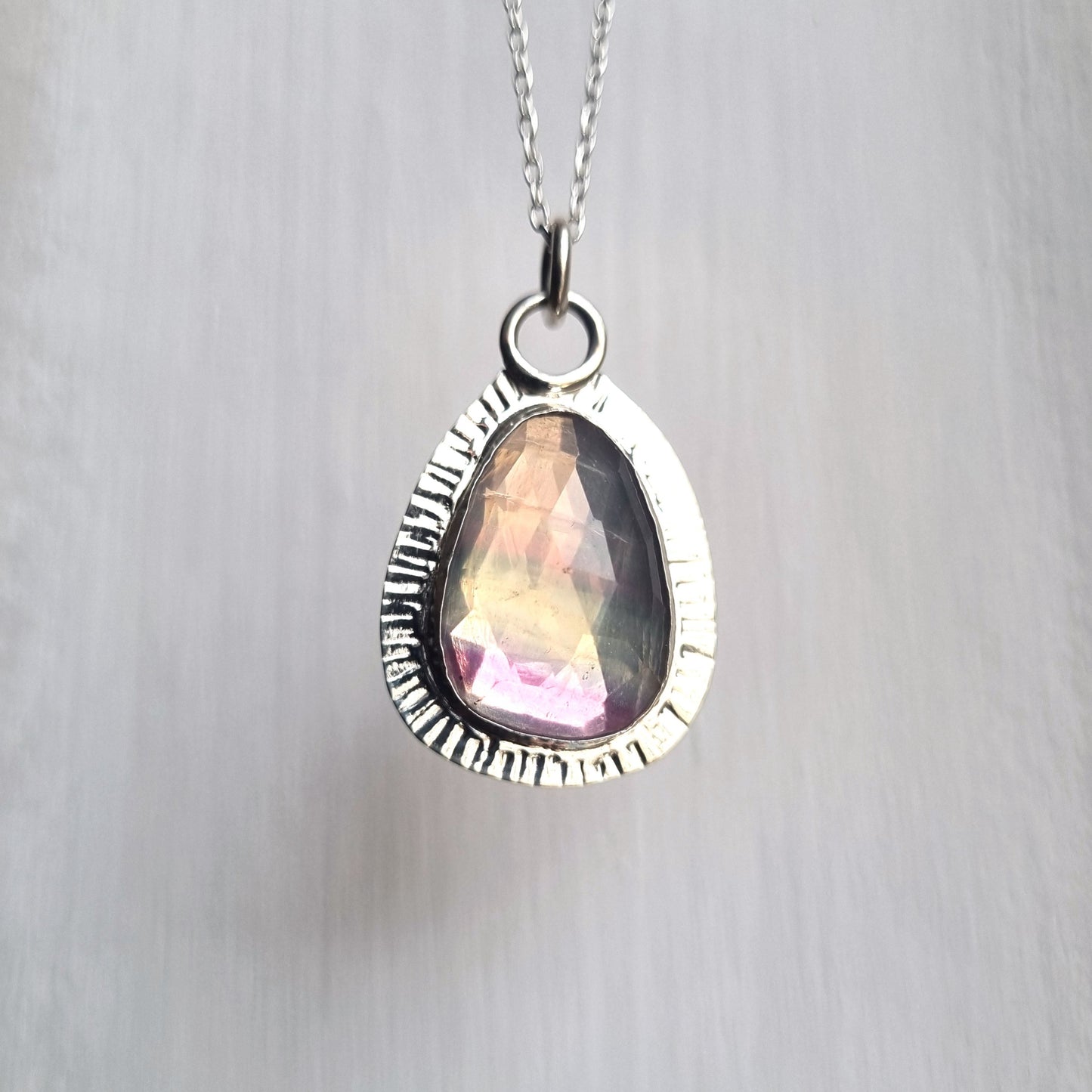 Milagros - Rainbow Fluorite Necklace