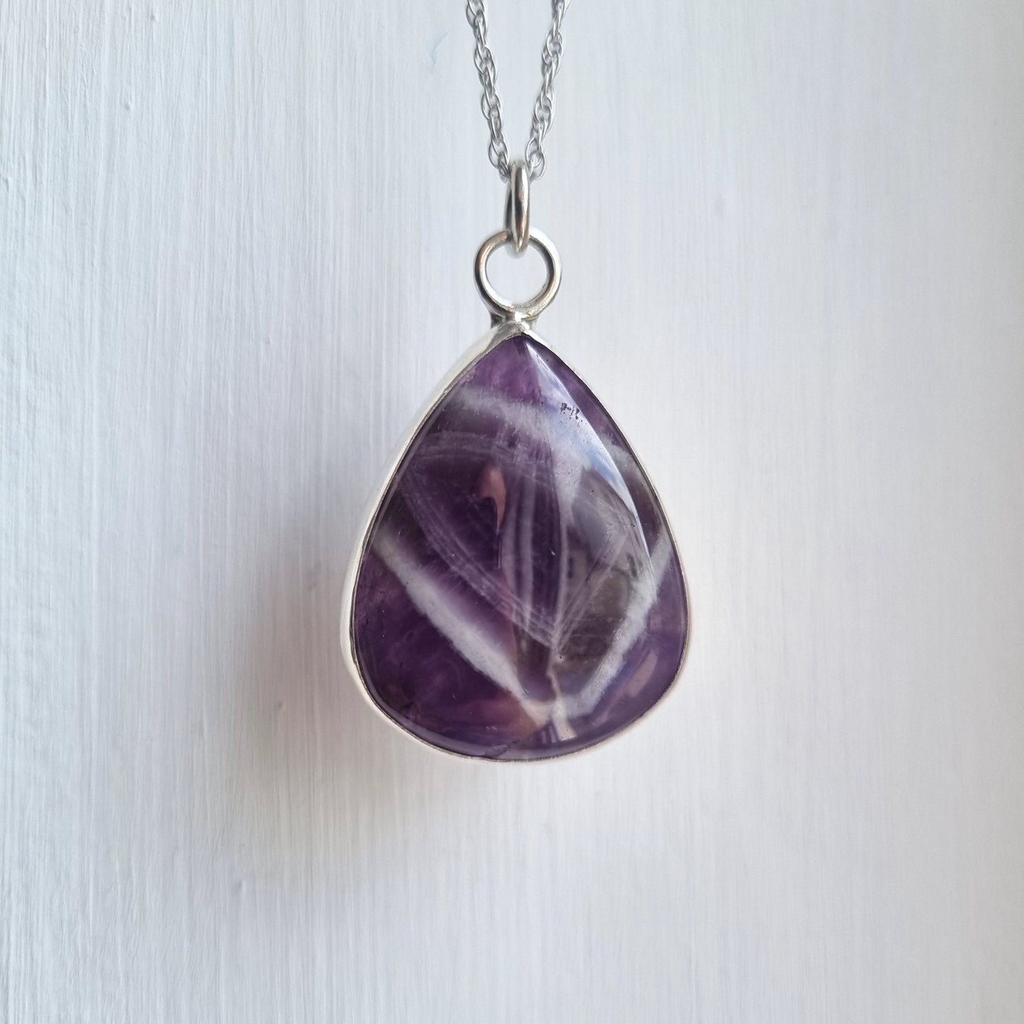 Tormenta - Chevron Amethyst Necklace