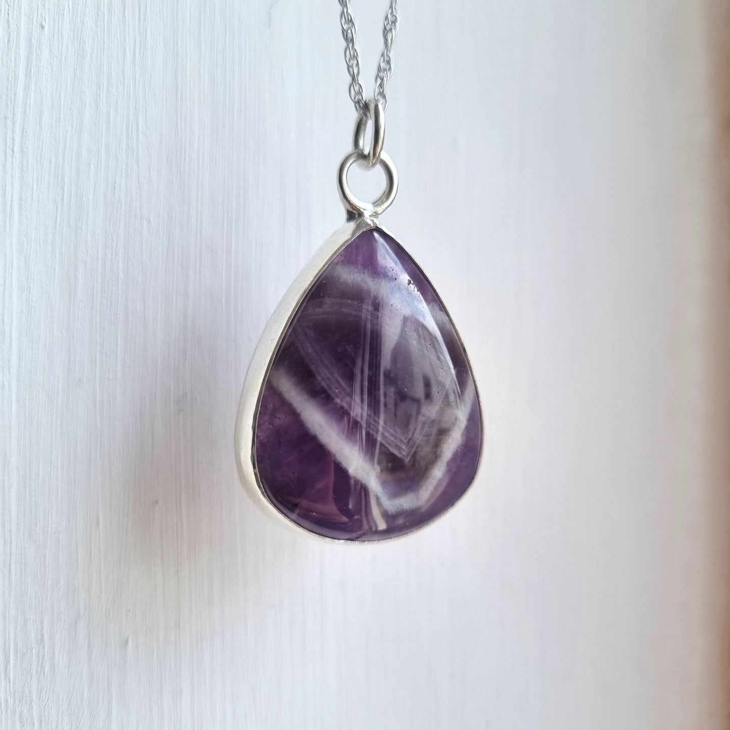 Tormenta - Chevron Amethyst Necklace