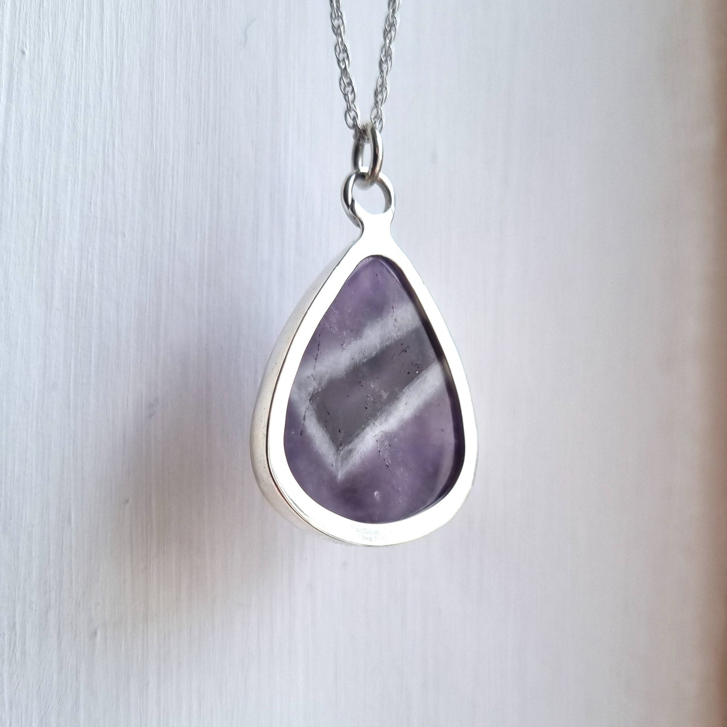 Tormenta - Chevron Amethyst Necklace