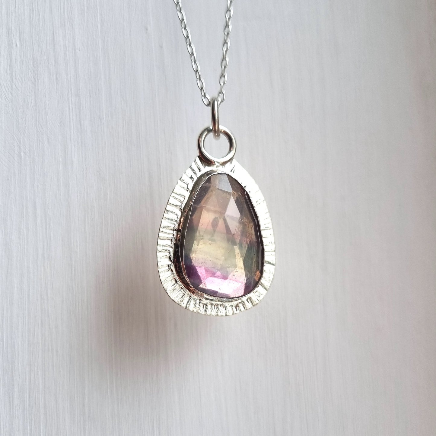 Milagros - Rainbow Fluorite Necklace